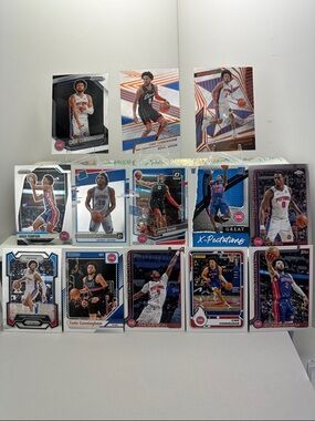 Cade Cunningham w/ Thompson, Jalen Duran & 2 Isaiah Stewart Rookies Pistons